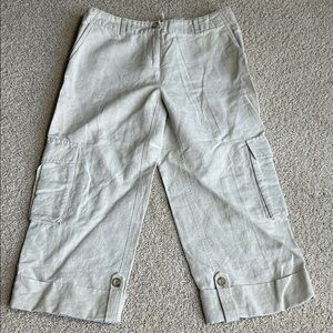 LONDON, JEAN BY VICTORIA’S SECRET LINEN CAPRI